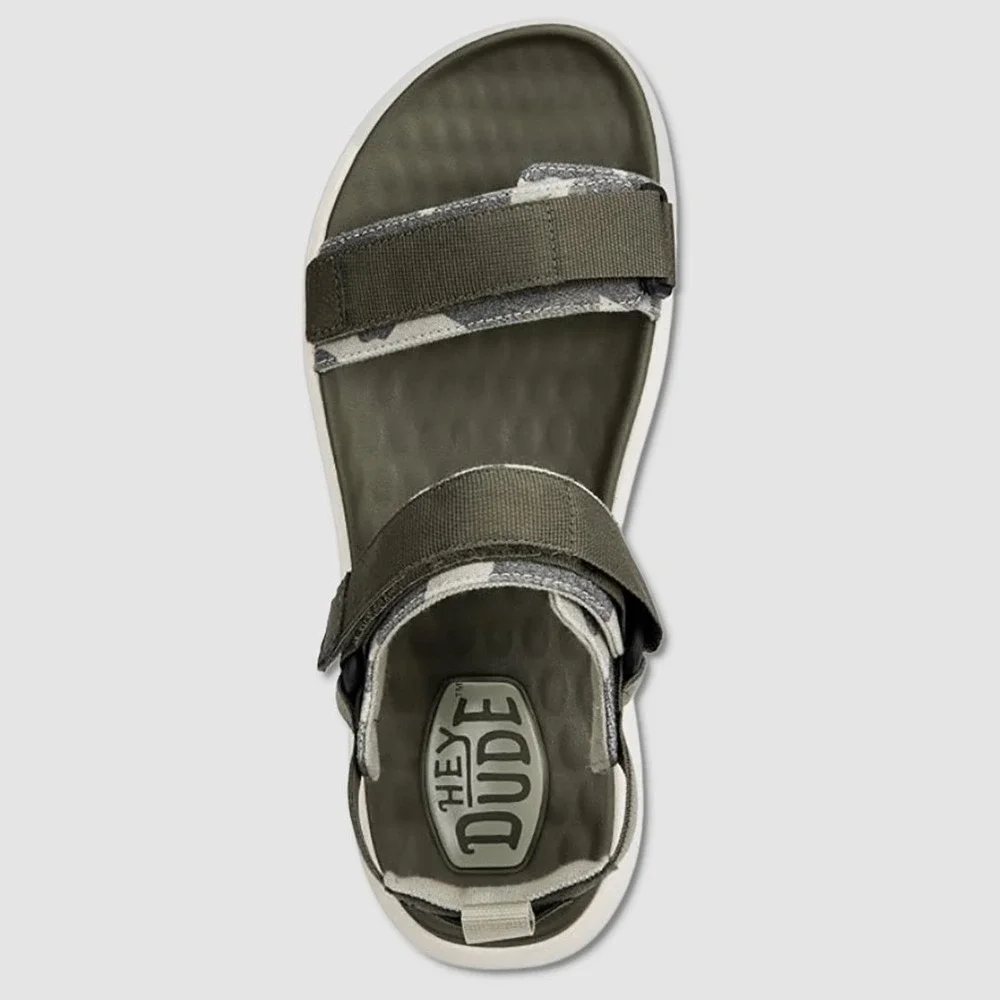 Hey Dude Carson Sport Mode Sandals - NWT  Mens Size 11 Olive - #49590-OF